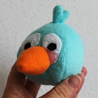 angry birds blue plush